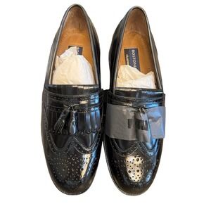 Bostonian Evanston Classic First Flex Wingtip Tassel Loafers Black‎  Size 7M